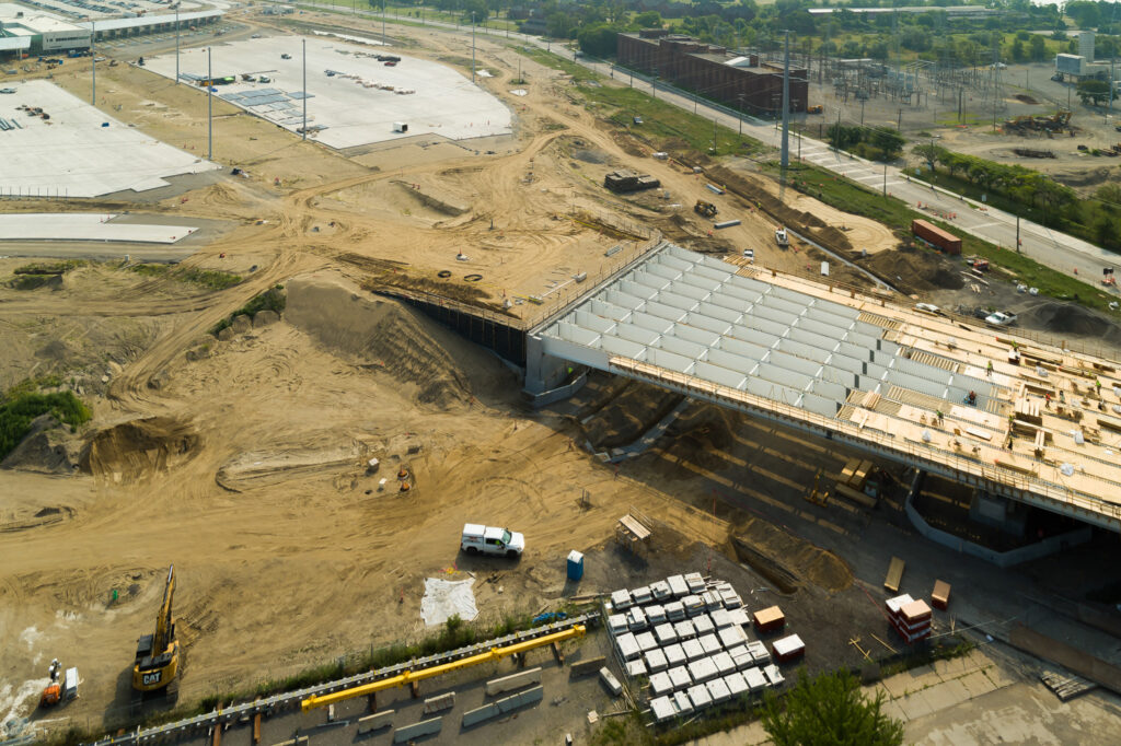 Bridge Site Progress