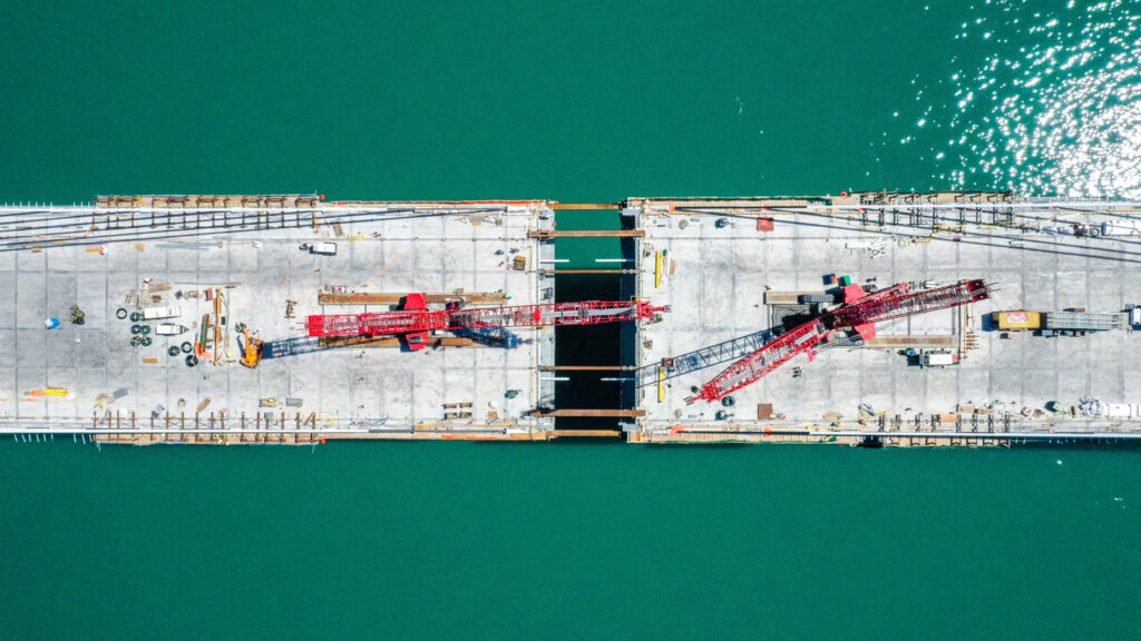 Bridge Site Progress