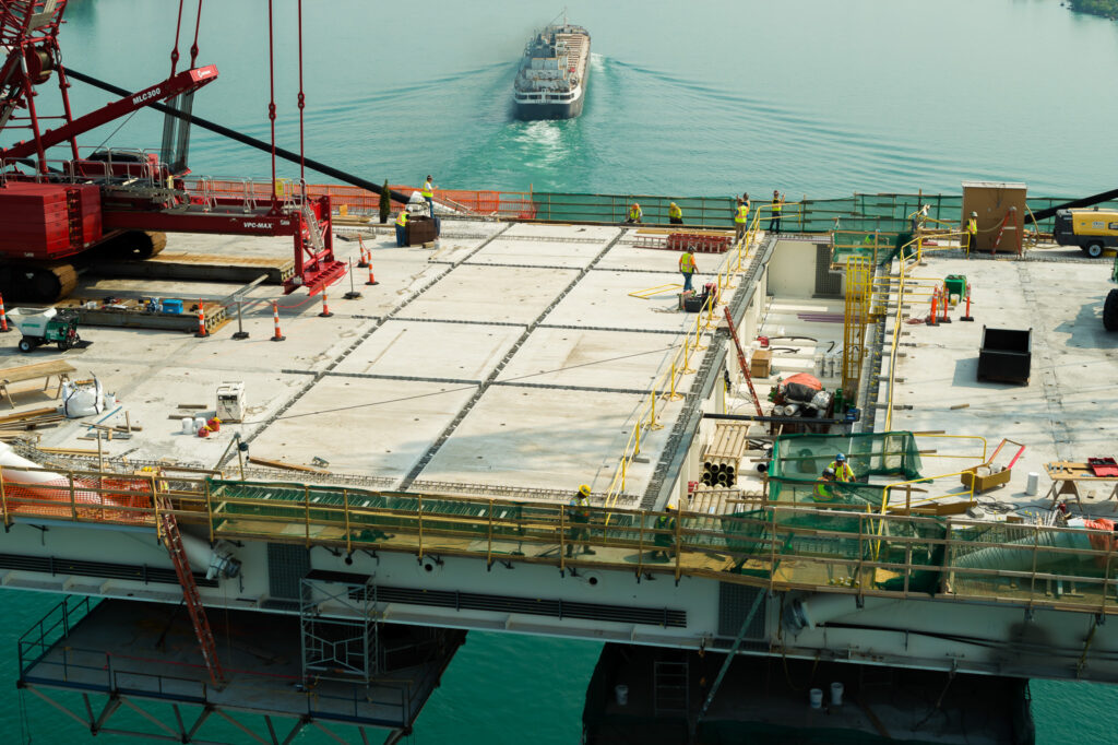 Bridge Site Progress