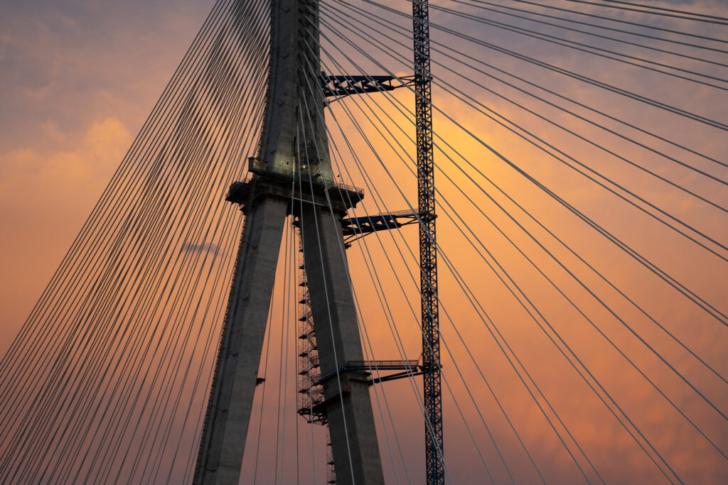 Progress on the bridge cable wire