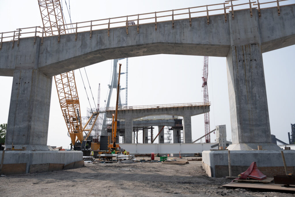 Bridge Site Progress