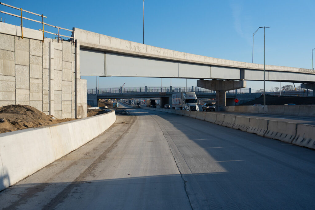 over bridge construction