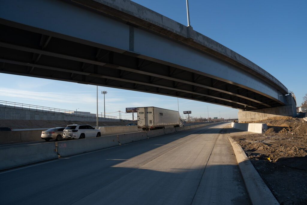 over bridge construction