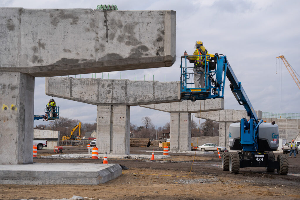 Bridge Site Progress