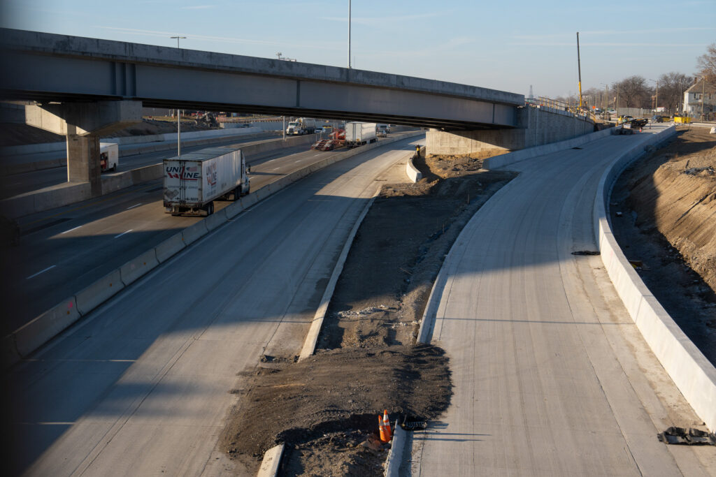 over bridge construction