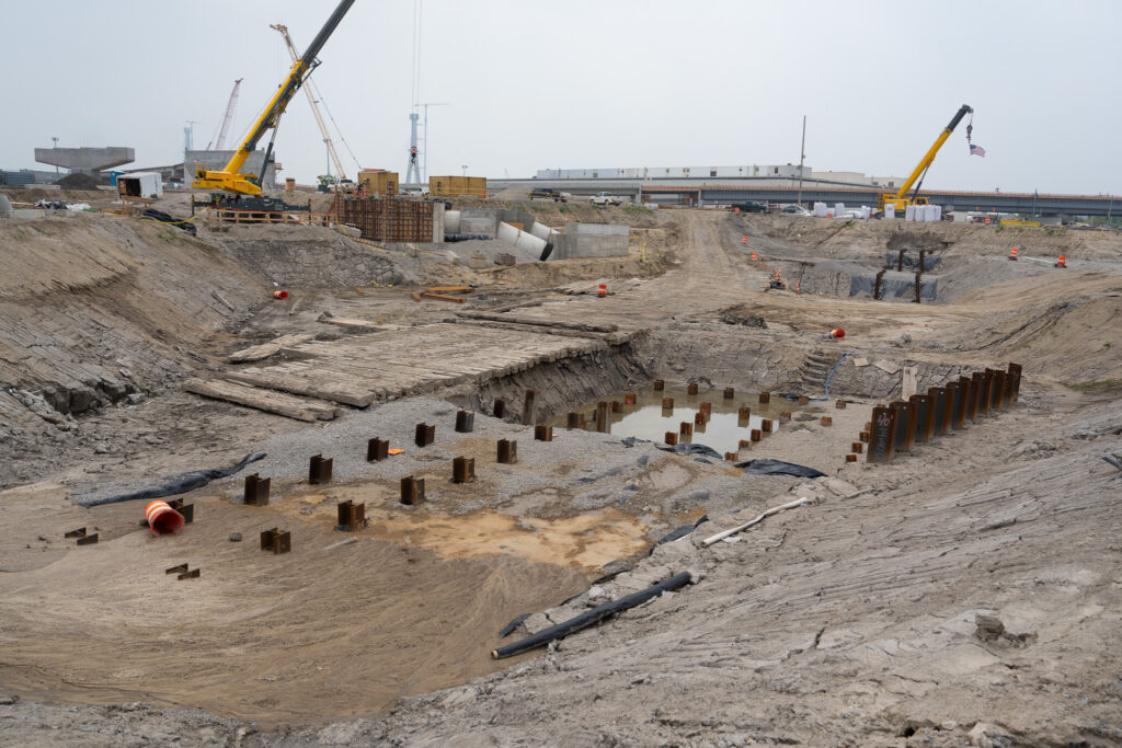 Bridge Site Progress