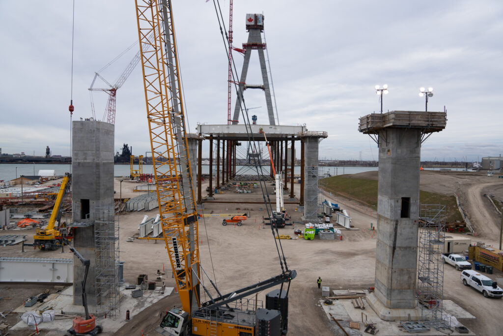 CAN Bridge deck and piers