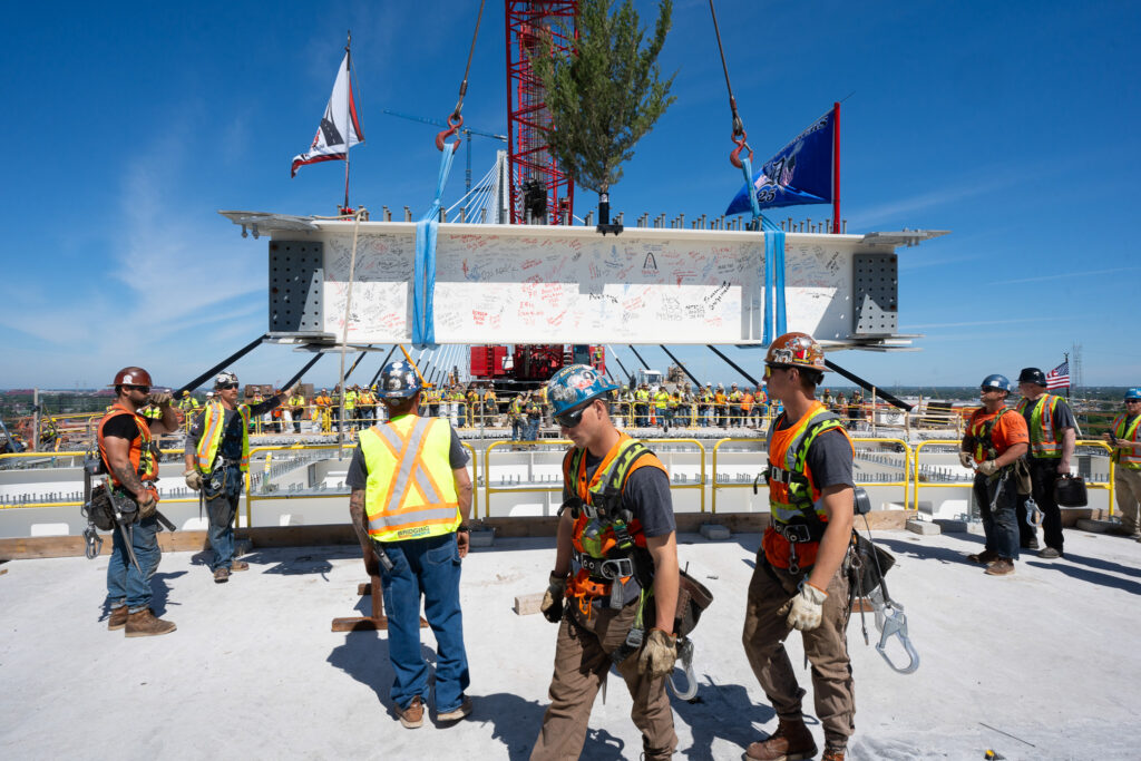 Celebrating the hands helping build - Flag