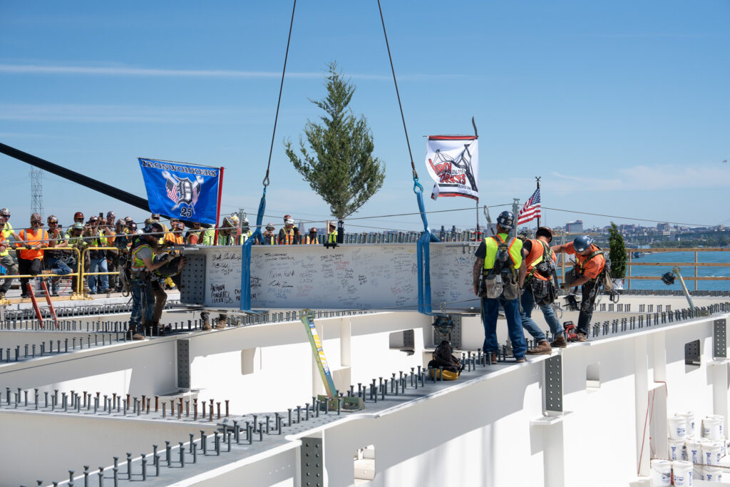 Celebrating the hands helping build - Flag