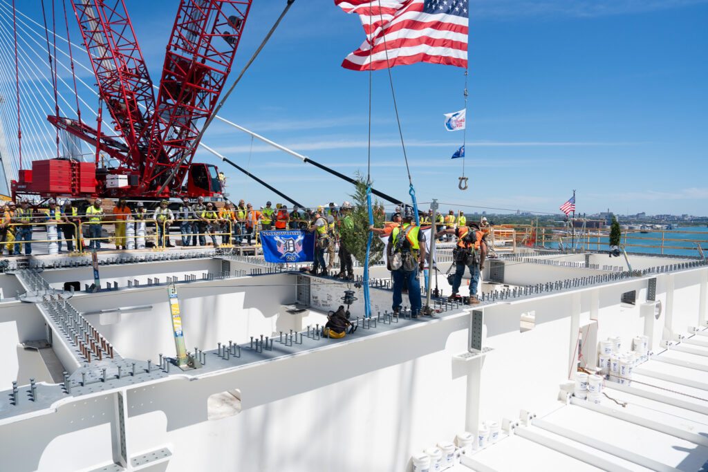 Celebrating the hands helping build - US Flag