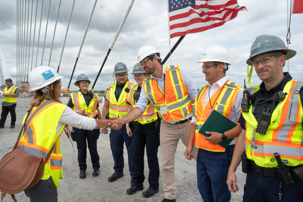 Bridge deck connection celebration - july 2024