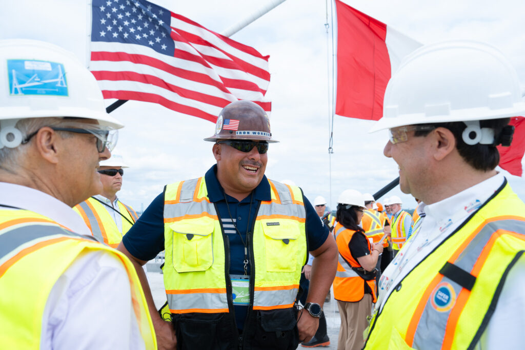 Bridge deck connection celebration - july 2024