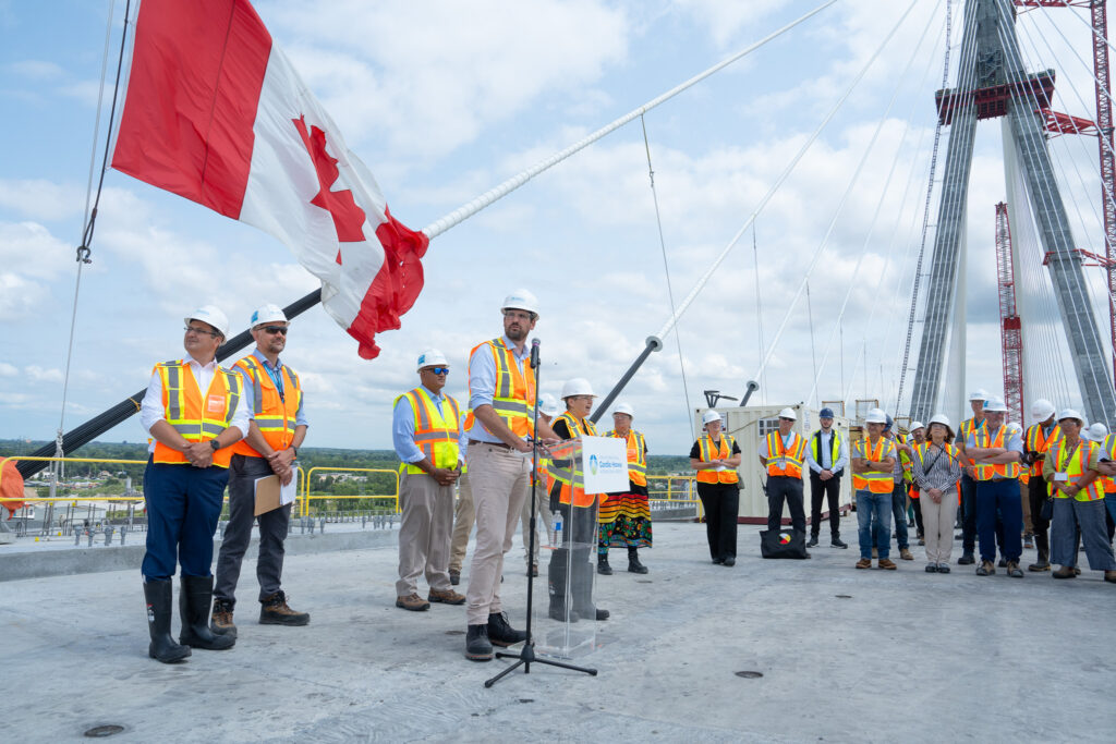 Bridge deck connection celebration - july 2024