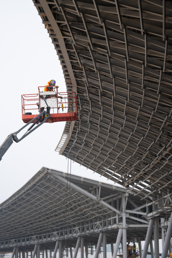 toll booth construction
