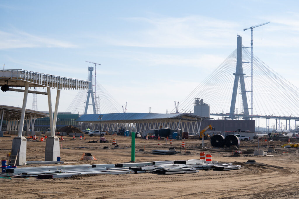 toll booth construction
