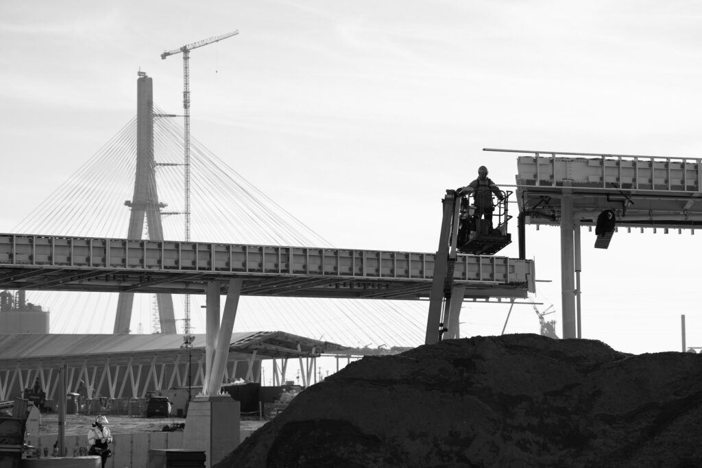 toll booth construction