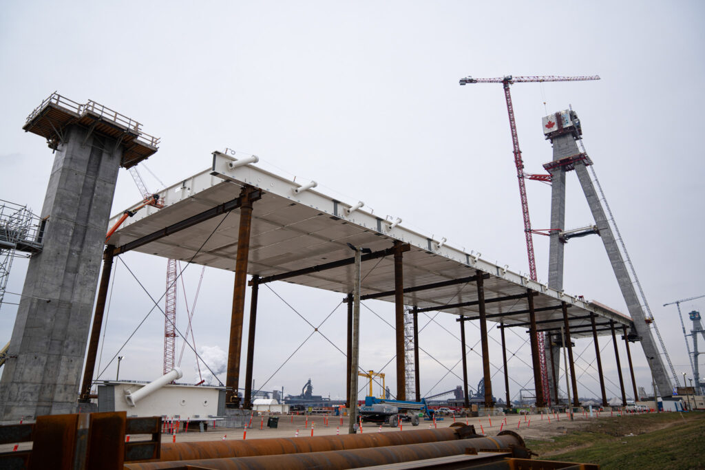 CAN Bridge deck and piers