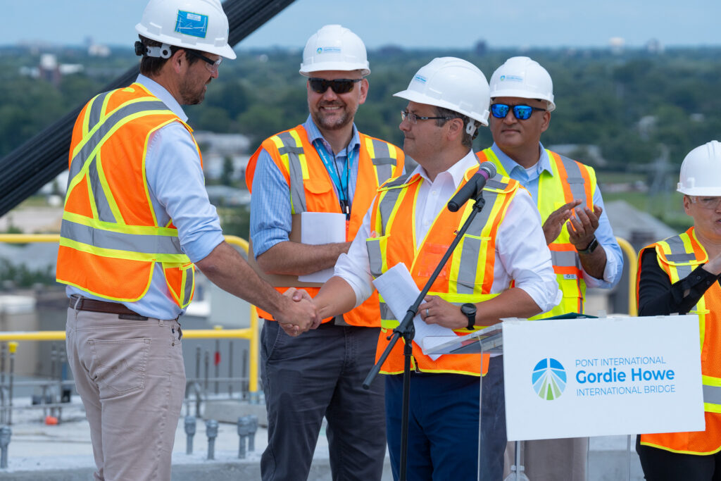 Bridge deck connection celebration - july 2024