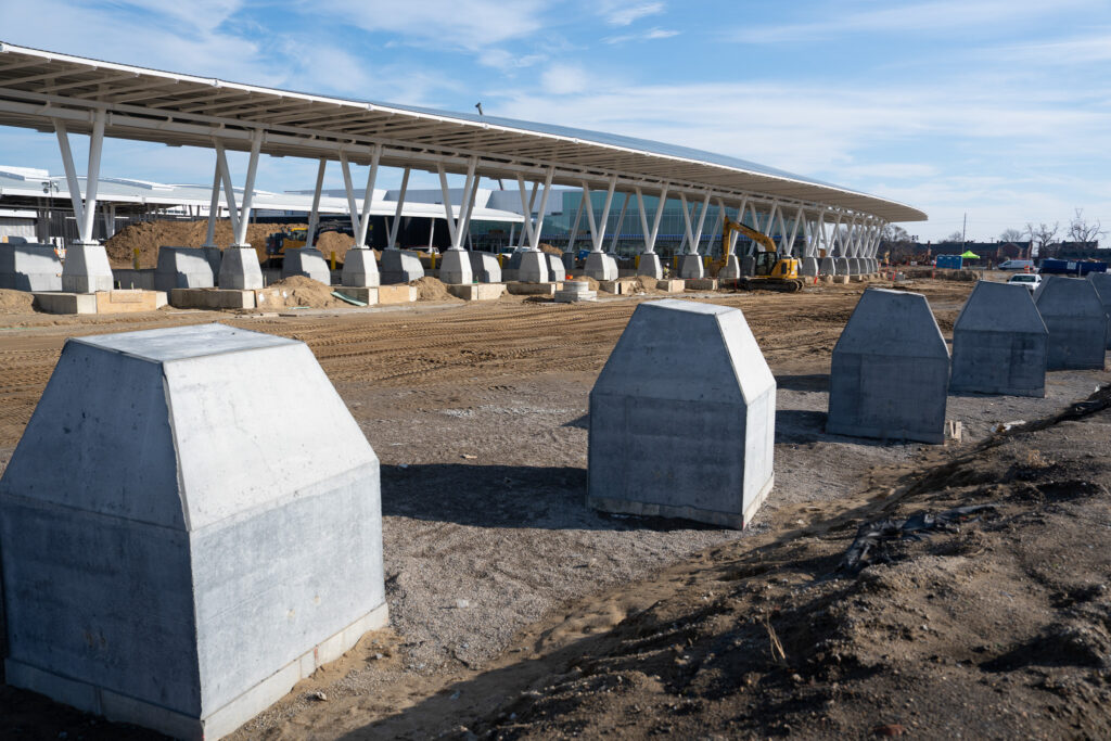 toll booth construction