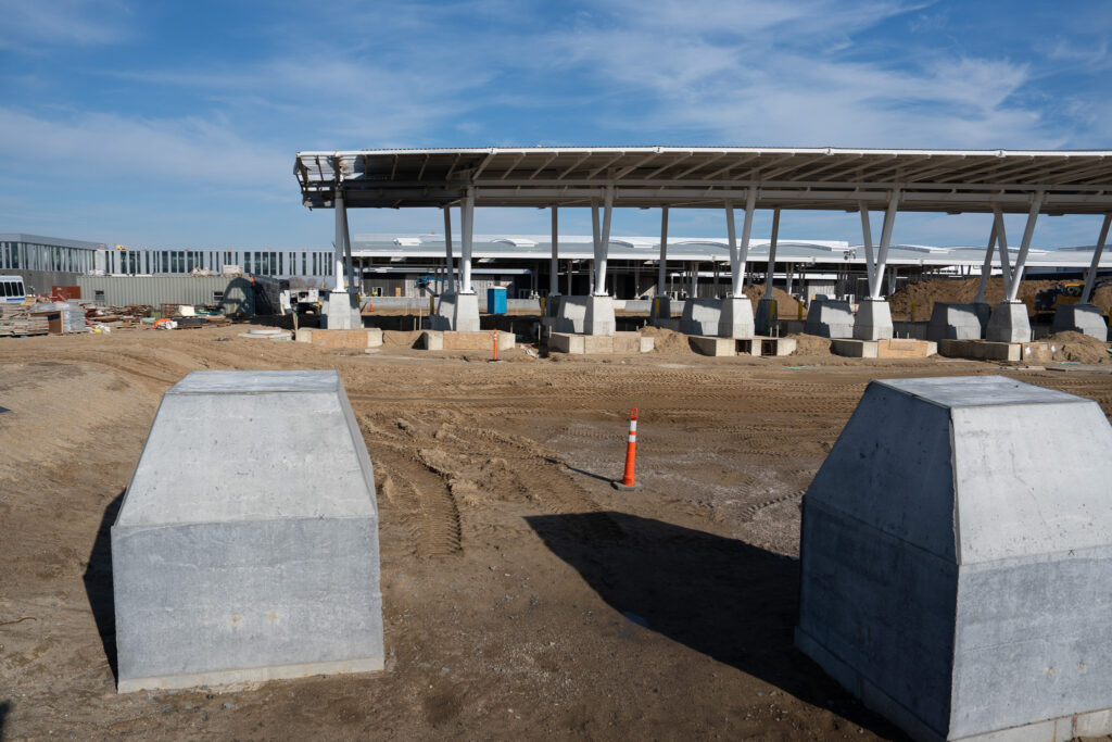 toll booth construction