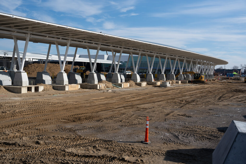 toll booth construction