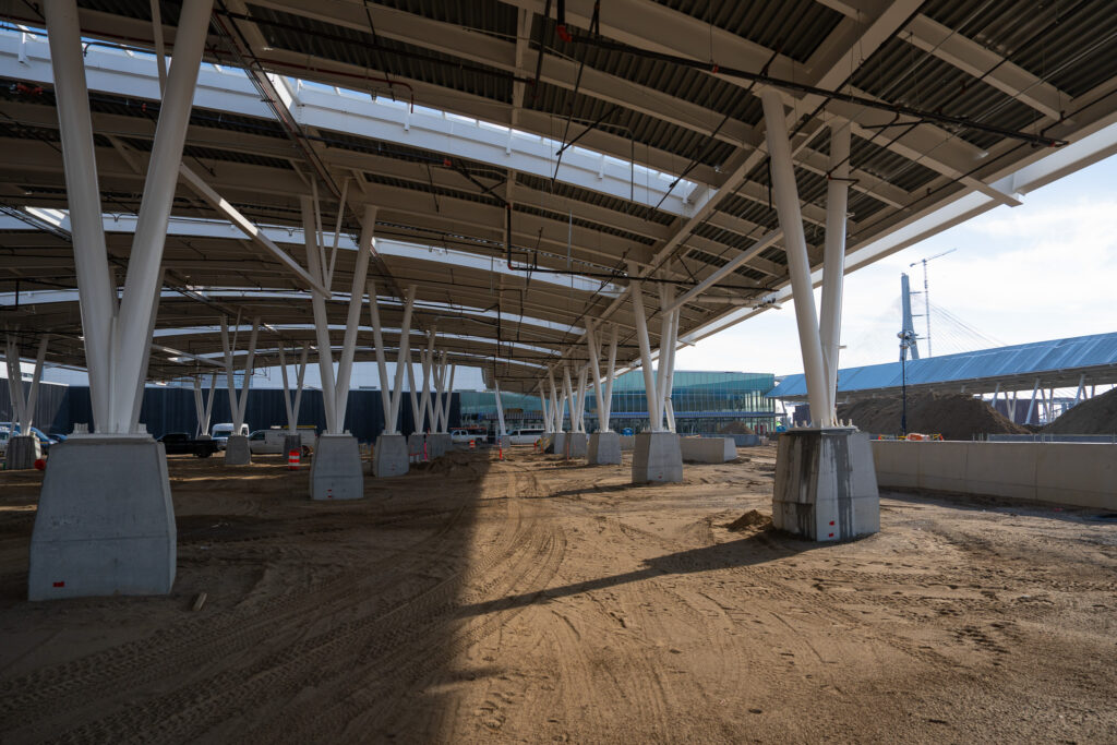 toll booth construction