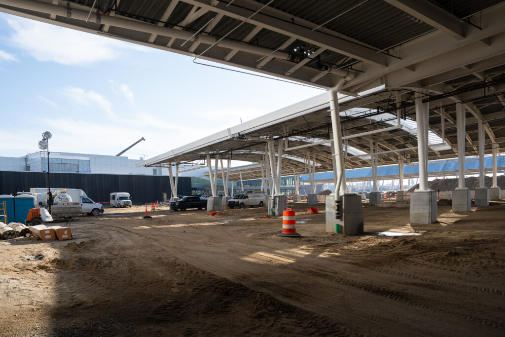toll booth construction