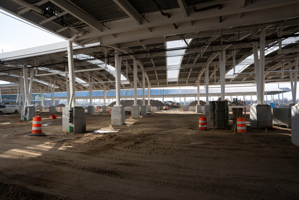 toll booth construction