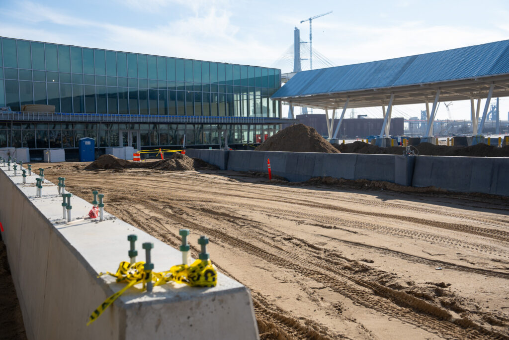 toll booth construction