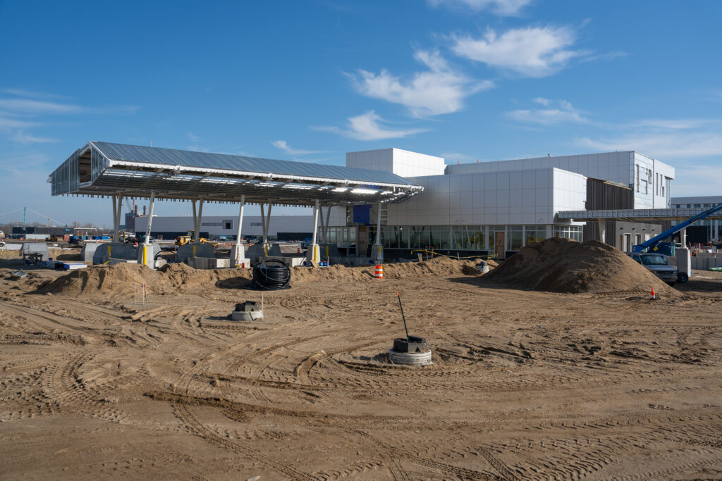 toll booth construction