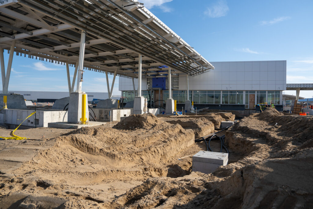 toll booth construction