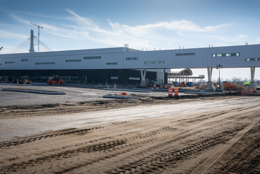 toll booth construction