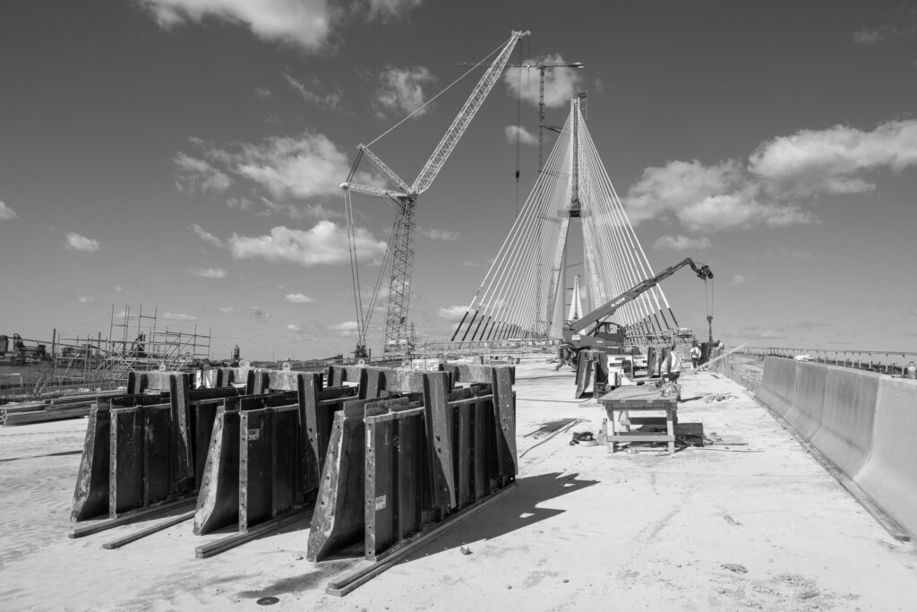 Gordie Howe International Bridge Site Progress
