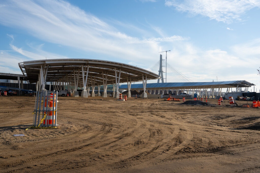 toll booth construction