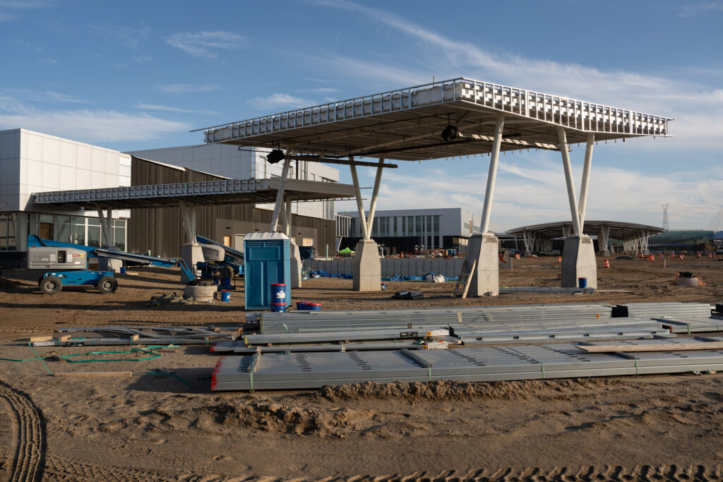 toll booth construction