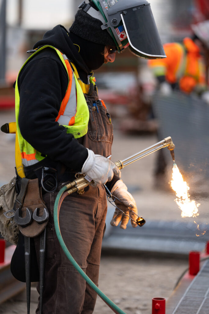 welding done by an employee