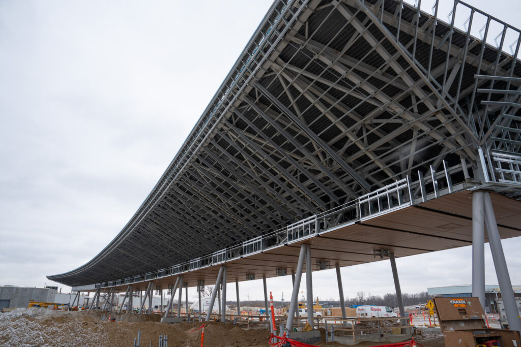 toll booth construction