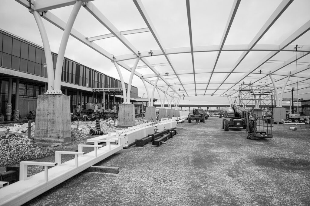 toll booth construction