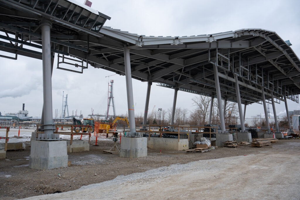 toll booth construction