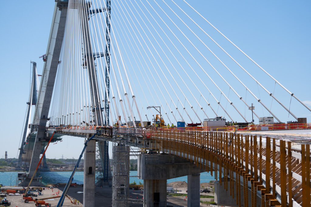 Progress on the bridge cable wire