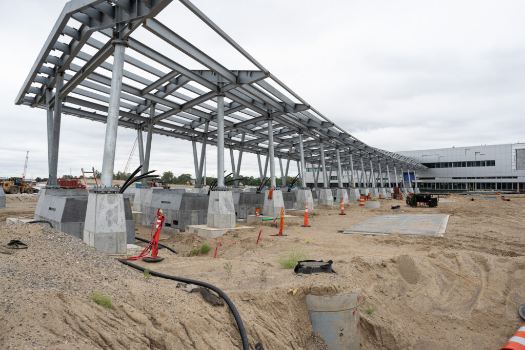 toll booth construction