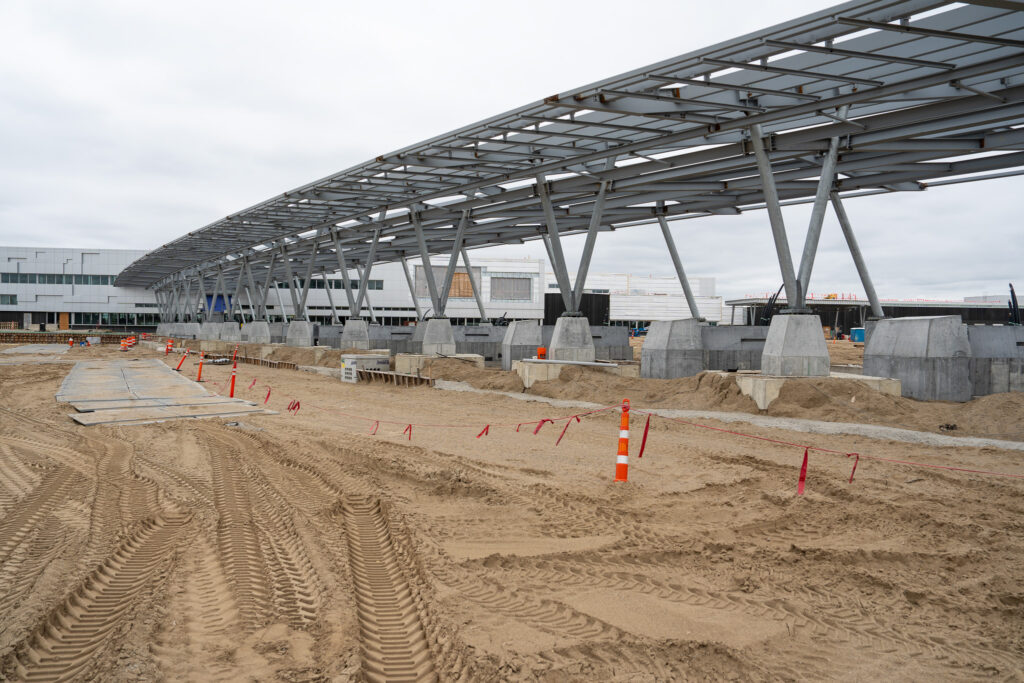 toll booth construction