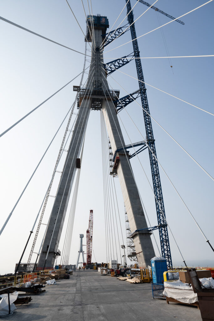 Progress on the bridge cable wire