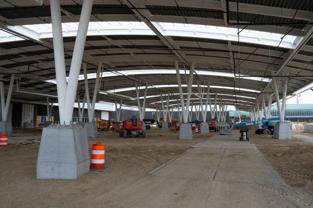 toll booth construction