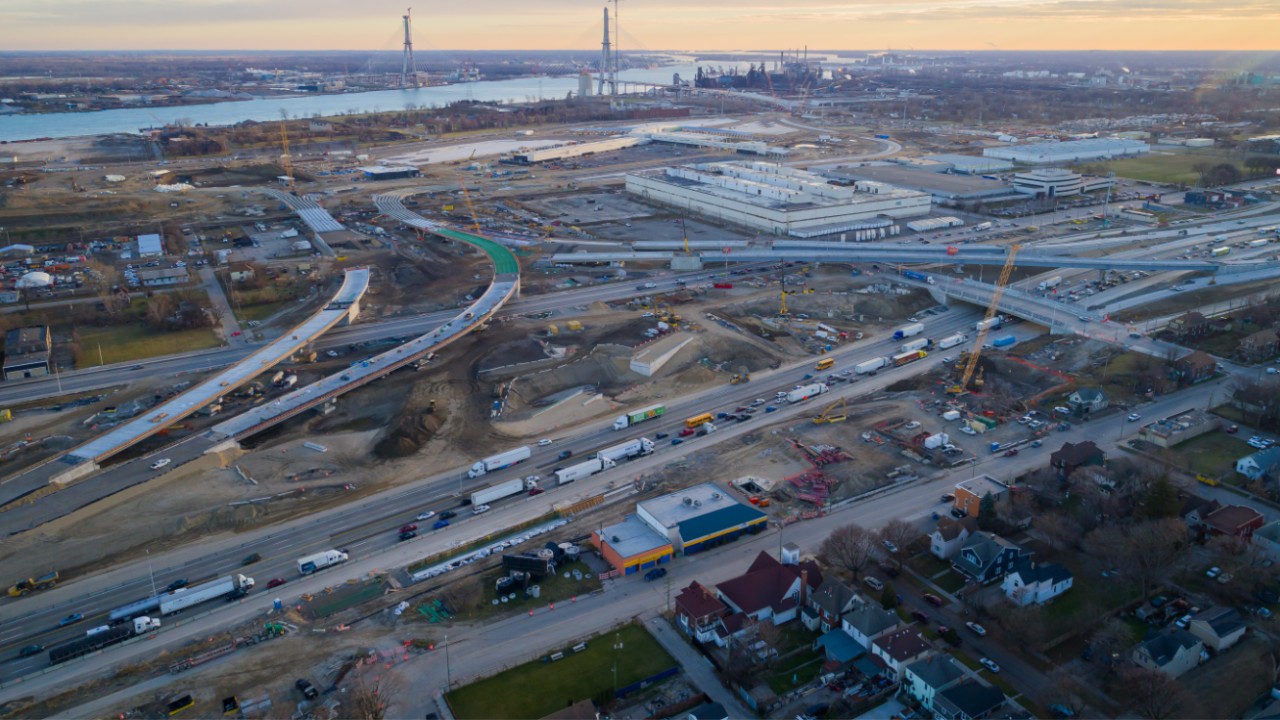 Michigan Interchange Progress - December 2023
