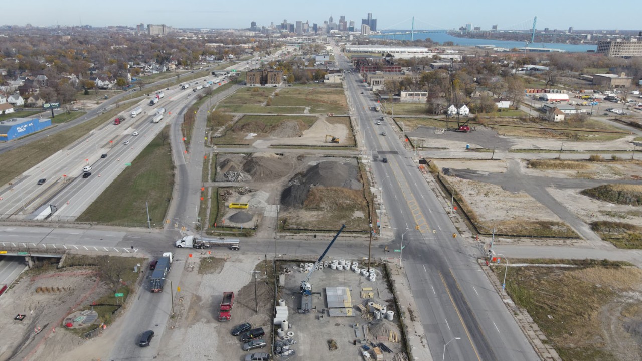 Michigan Interchange Progress - January 15, 2021