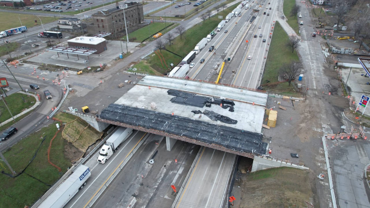 Michigan Interchange Progress January 27 2022