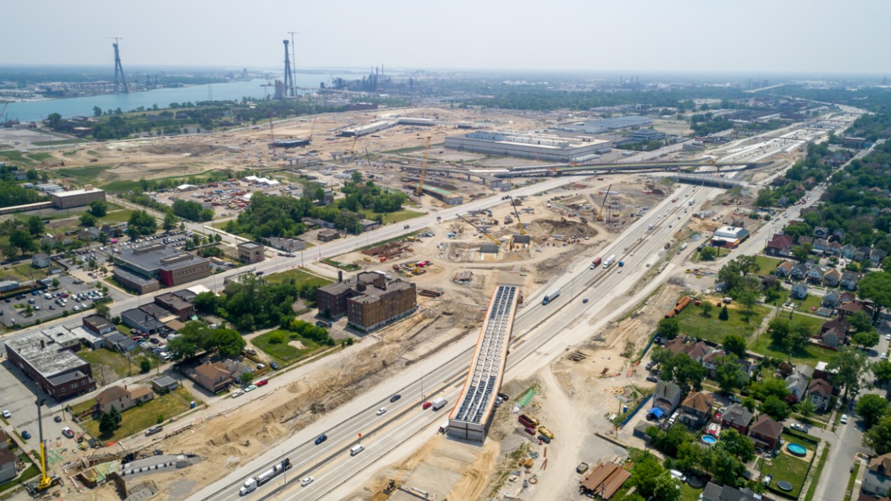 Michigan Interchange Progress - July 2023