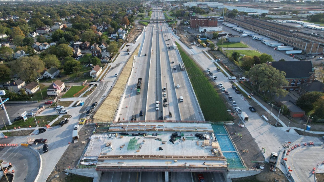 Michigan Interchange Progress - November 4, 2021
