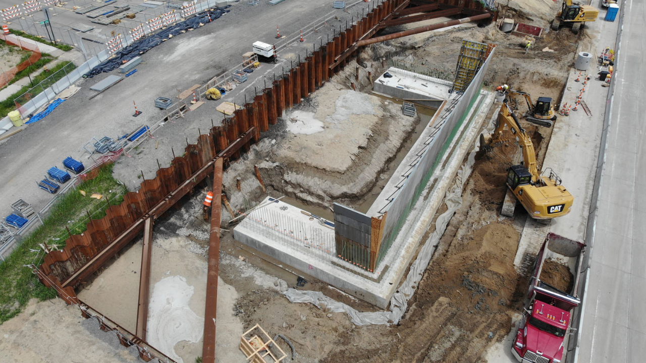 Michigan Interchange Progress - November 5, 2020